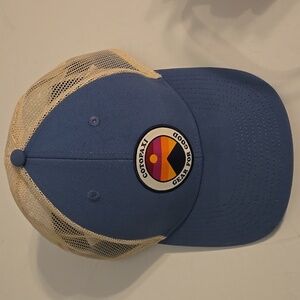 Cotopaxi Sunny Side Trucker Hat, Denim Blue - Unisex -